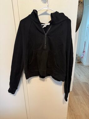 lululemon Black half Zip-Up Hoodie